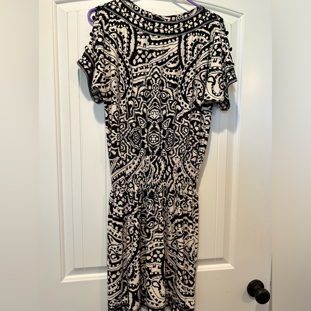Chico Smocked Waist Paisley Dress